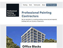 Tablet Screenshot of professionalpaintingcontractor.co.nz